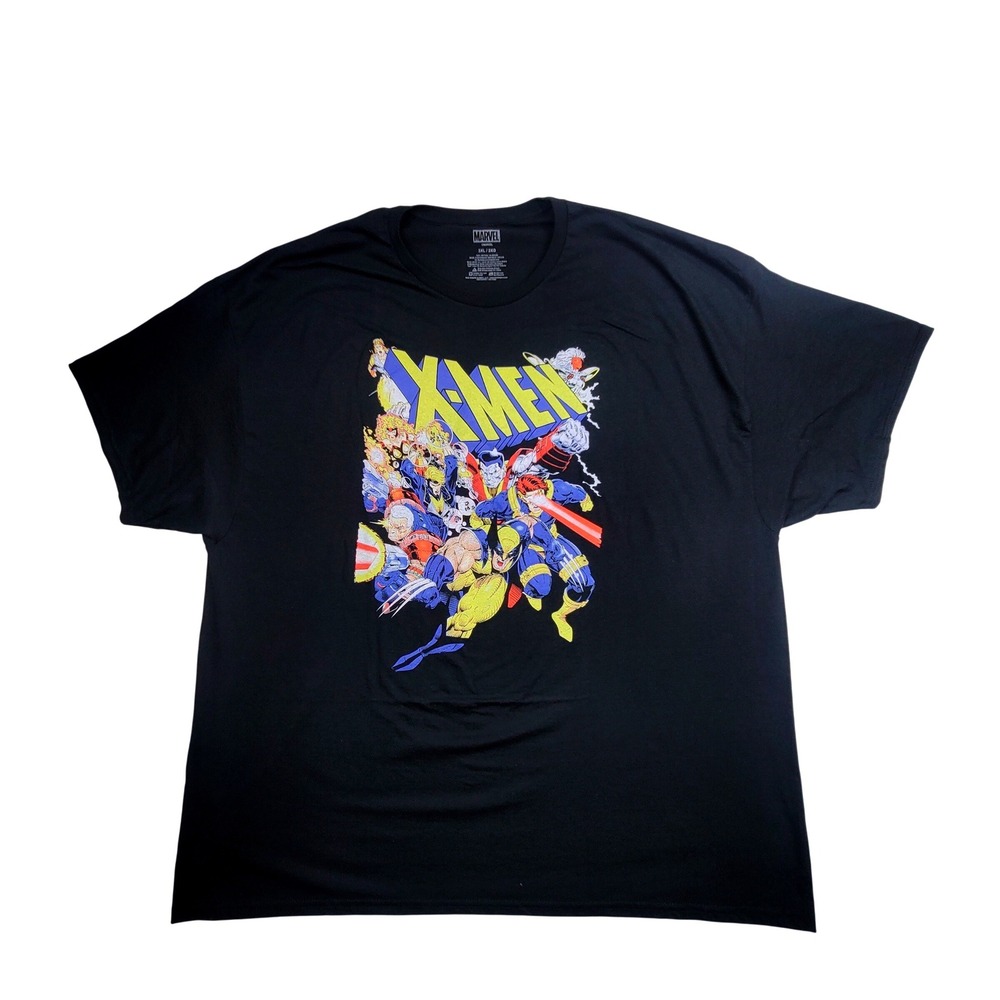 Marvel X-Men Graphic T Shirt Mens 3XL 3XG Black Comic Superhero‎ Tee